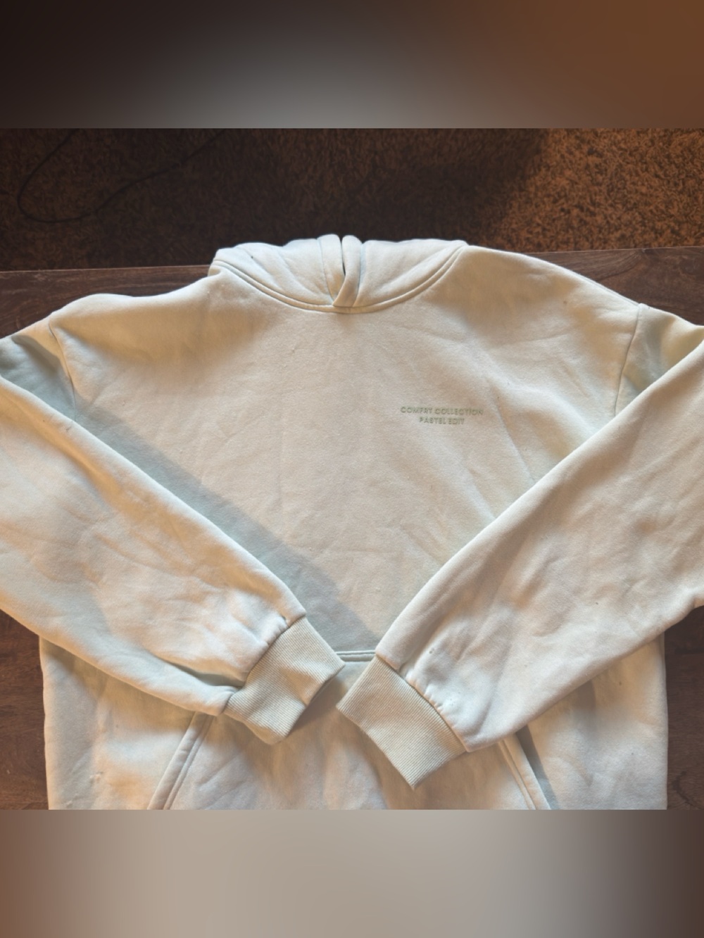 Comfort Collection Pastel Light Blue Hoodie